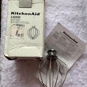 Kitchenaid 4.8 L Tilt Head 6-Wire Whip K45WW